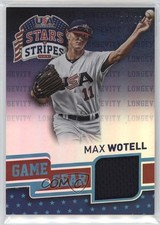 2015 Panini Stars and Stripes Game Gear Longevity Holofoil 4/25 Max Wotell 09hu
