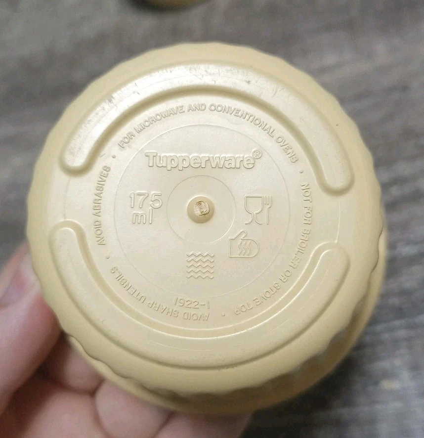 Tupperware Ultra Plus Ultra Pro Mini Cup Ramekin Custard Round Vintage 1922 X3 - Bild 2 von 4