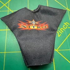 WWE WCW Nitro Shirt Accessory Action Figure Mattel Elite Wrestling AEW TNA  WWF