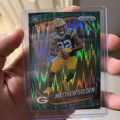2025 Green Flash Prizm Matthew Golden Rookie Packers