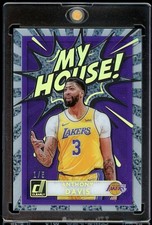 2020-21 Panini Clearly Donruss ANTHONY DAVIS #10 My House Holo Gold /5
