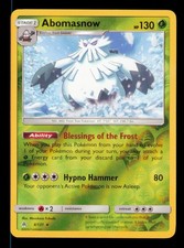 Abomasnow Reverse Holo Rare SM - Forbidden Light 4/131 LP