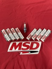 Msd 37444 Iridium Tip Spark Plug-18mm-.4375 In Reach-heat Range 5-set Of-8plugs