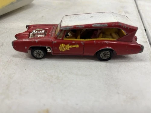 Corgi  Toy - Monkee Mobile 1967 Vintage Dicast  Car Metal Red The Monkees full