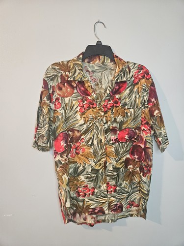 🩷Banana Republic Safari & Travel Clothing Co Blouse Multicolor Size S❤️