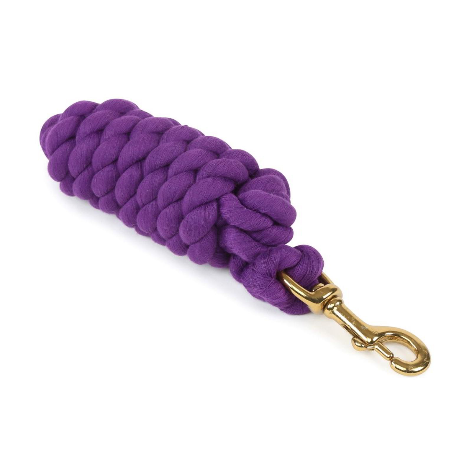 Shires Lead Rope With Trigger Clip Purple