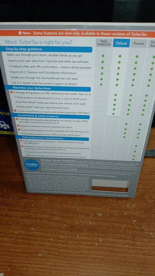 {Intuit} TurboTax (2014)- Deluxe - Image 4 of 4