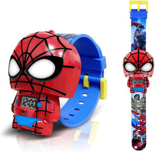 Superhero Kids Watch, Kids Digital Watch for Boys Girls, Easy Read Cute Cartoon