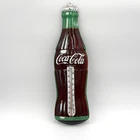 Vintage Coca Cola Bottle Thermometer Metal Signage Sign Made in U.S.A