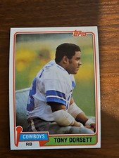 1981 Topps Tony Dorsett #500 Set-Break NM-MN 