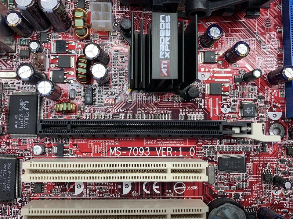 MSI MS-7093 V1.0 RS480M2 Mobo mATX mPGA939 AMD Athlon 64 X2 4200+ 2.2GHz 2GB I/O - Image 3 of 4