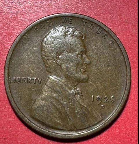 1920D US LINCOLN Cent! "Denver" Mint! XF! SHARP! Old US Coin!