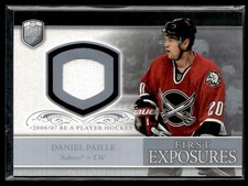 2006-07 Be A Player Portraits First Exposures Daniel Paille Buffalo Sabres