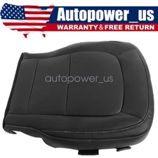 New Driver Bottom Leather Seat Cover Black For 15-22 Chevy Colorado GMC Canyon