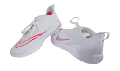 NEW Nike Alpha Huarache 8 Pro Turf Mens Lacrosse Shoes 13 White/Bright Crimson
