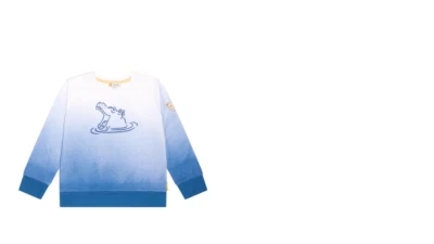 STEIFF happy hippo Sweatshirt NILPFERD, blau-weiß gr. 110 - Bild 1 von 2