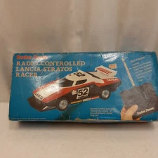 Radio Shack Radio Controlled Lancia Stratos Racer Carello Car BOX ONLY Vintage