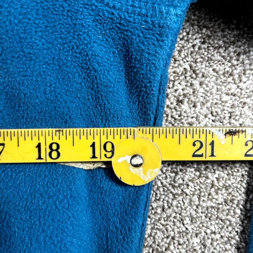 Weird Fish Sweatshirt Women’s 14 Blue Fleece Long Sleeve Mock Neck Quarter Zip - Picture 7 of 9