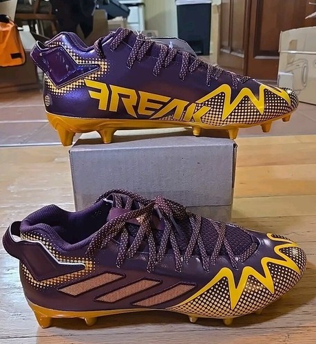 Adidas Freak 22 burgunderrot/gelb Washington Fußballschuhe Herren Größe 14 HP8771 - Bild 3 von 6