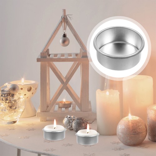 10 Pcs Candle Empty Cup Decorative Tray for Candles Candlestick Holders