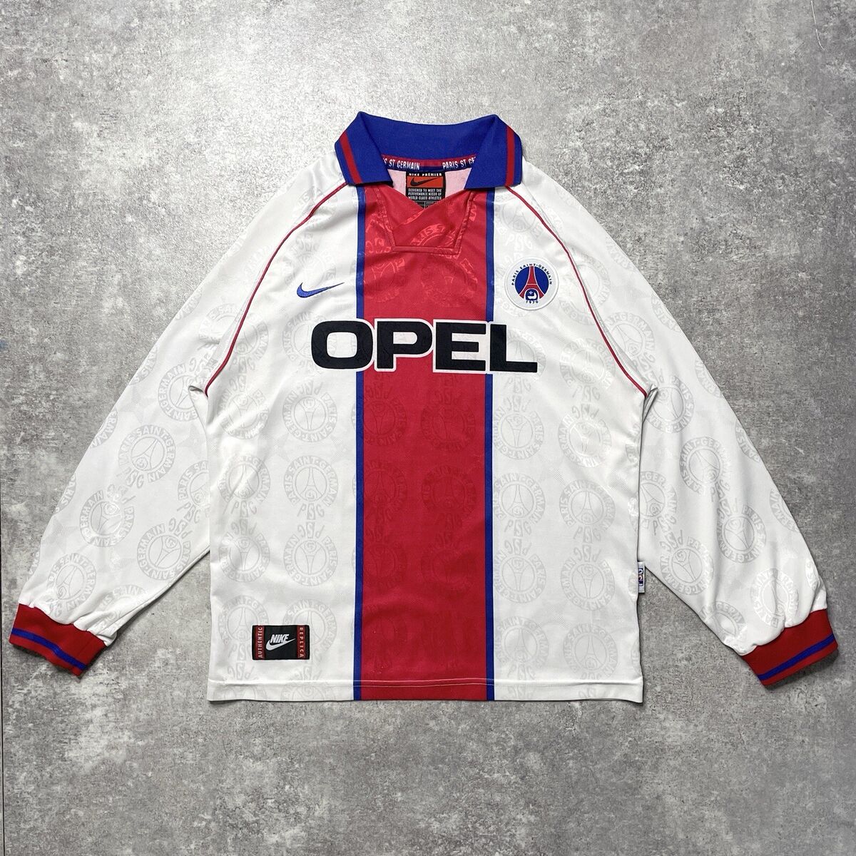 1996/97 NIKE PSG Paris Saint-GermainPlayer Issue away L/S 1996/97 NIKE PSG Paris Saint-GermainPlayer Issue away L/S