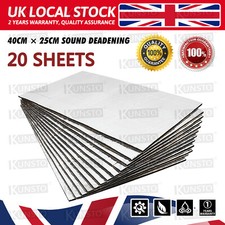 2SQM Car Heat Sound Proofing Carpet Mat Floor Trunk Noise Insulation Deadening