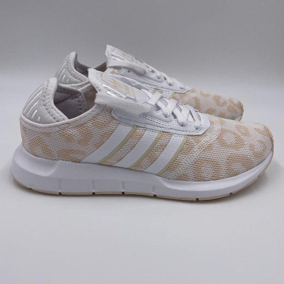 Adidas Swift Run X Halo Ivory White Mesh Running Sneakers Womens H01907 New