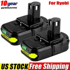 18 Volt P102 Lithium-Ion Battery replacement For Ryobi 18V P108 P107 P103