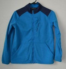 Under Armour Royal Blue Fleece Storm 1 Jacket Youth Large Full Zip