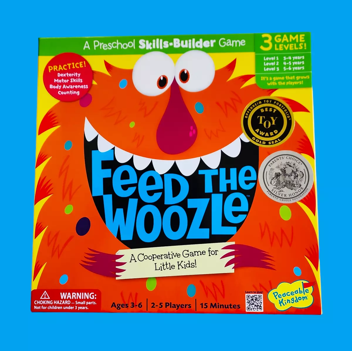 Feed The Woozle ~A Preschool Skills Builder Game~ by Peaceable  Kingdom~COMPLETE