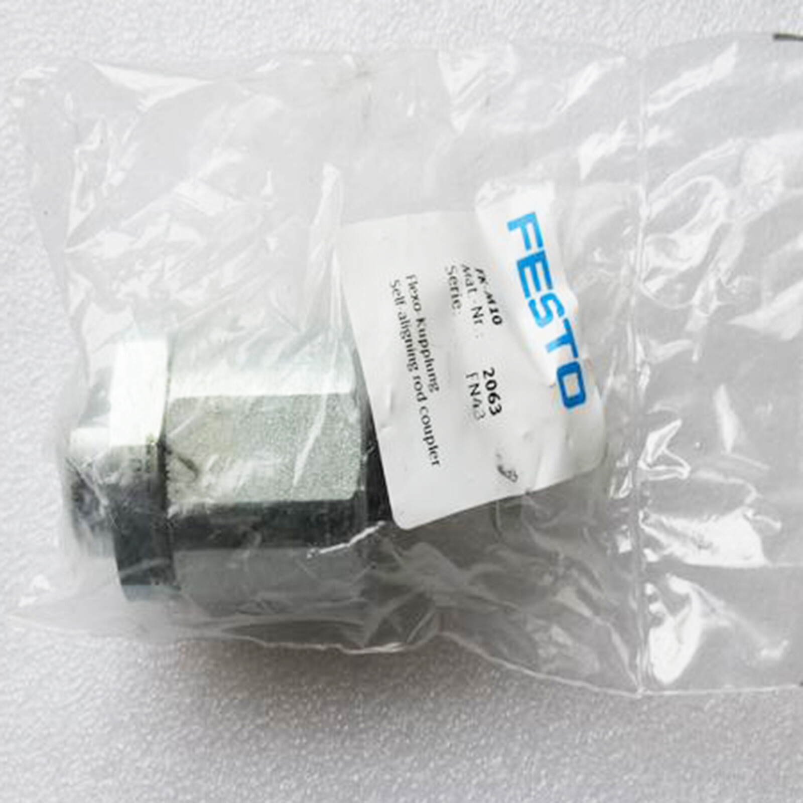 Festo Fk-M10 Self-Aligning Quick Coupling 2063 New #