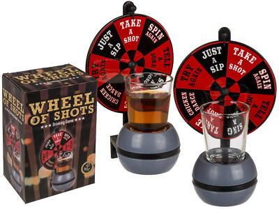 Wheel of Shots Trinkspiel Drehpfeil Gesellschaftsspiele Schnapsspiele Partyspiel