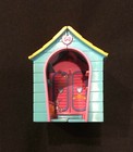 🔥 Polly Pocket Folding Dog House 2001 Purple Teal Pink 4" — photo 2