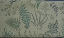 Waverly Sun N Shade FAIR OAKS Gold Indoor Outdoor Fabric 2 1/3 yds Fern Leaves