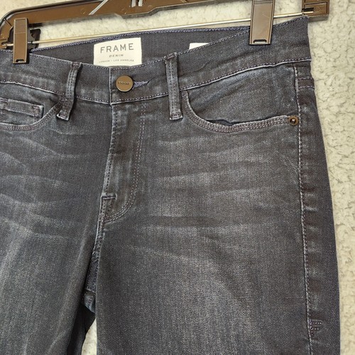 Marco Denim Mujer Talla 28X29.5 Le Skinny de Jeanne Negro LSJ028 EE. UU.! - Imagen 4 de 17