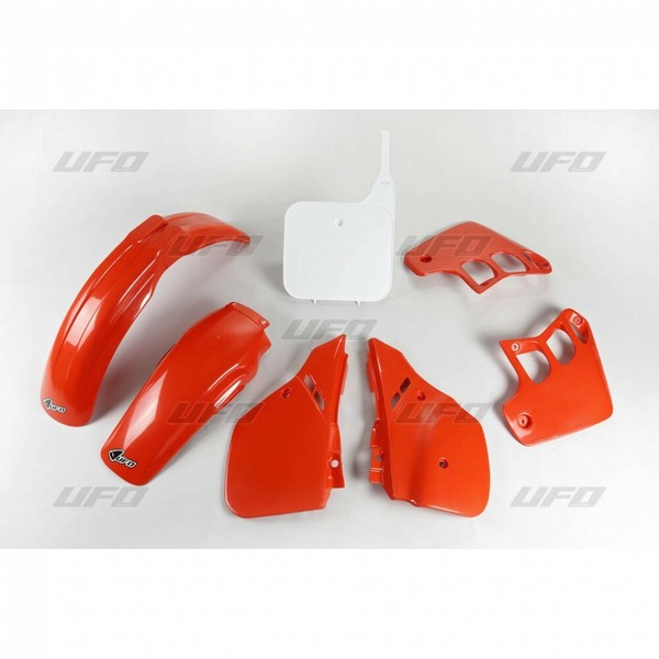 Set Plastics Motorradverkleidungen Drohne Ufo Plast Honda Cr 125 1989 - 1990-image