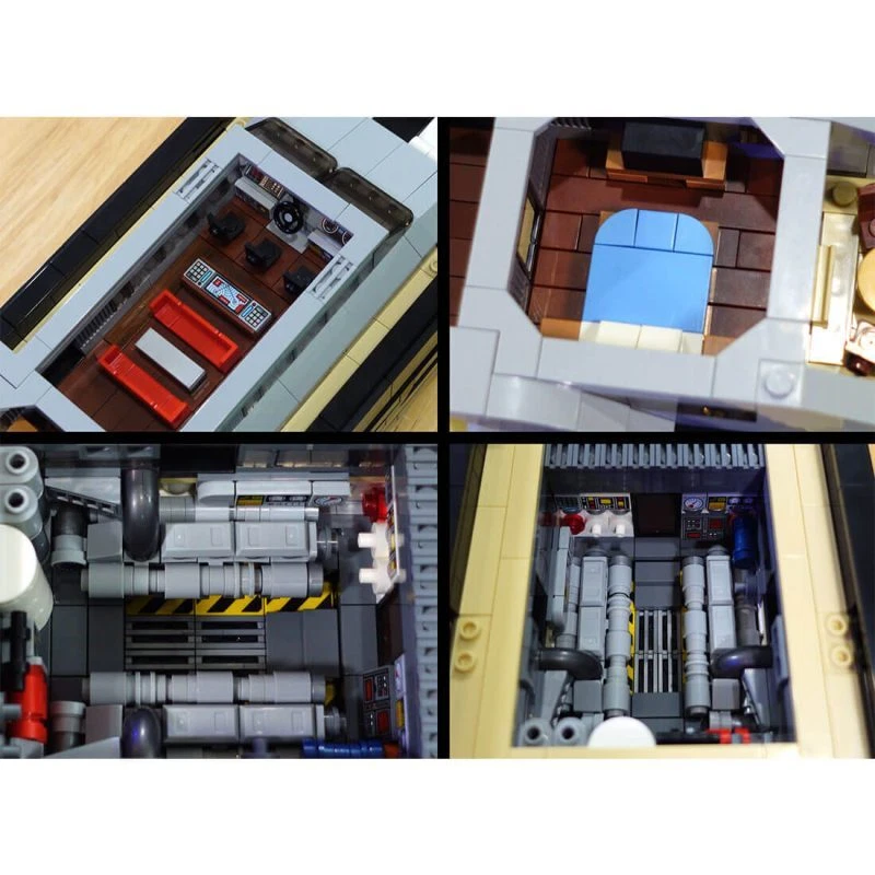 Medium Yacht Model 2977 Bricks/Black MOC-164800 Building Blocks Toys Kit - Image 2 of 4