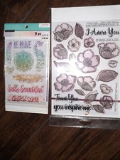 2 Pks Stamp and stencils multi color reusable