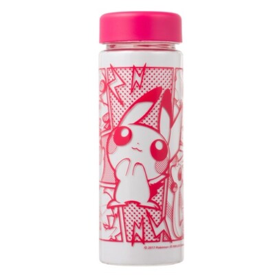 Pokemon Center Japan POKEMON POP Pink Plastic Bottle 500ML 18CM