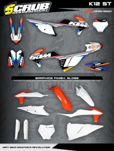 Plastics + Graphics KTM 2019 2020 2021 2022 SX SX-F XC XC-F applied - Picture 3 of 12