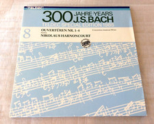 Johann Sebastian Bach Ouvertüren No. 1-4 Harnoncourt Contentus Musicus Doppel-LP