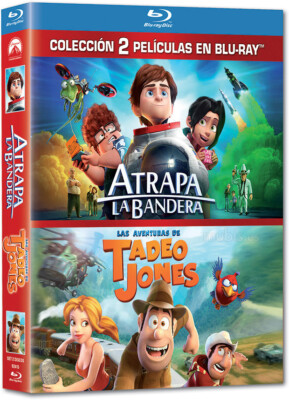 Pack Atrapa la Bandera + Las Aventuras de Tadeo Jones Blu-ray (NUEVO PRECINTADO&