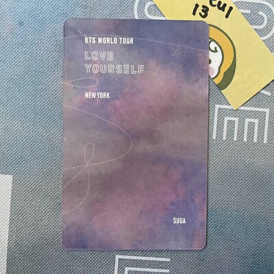 防弾少年団(BTS) - 【BTS:SUGA】LYS NY DVDトレカ BTS SUGA Love Yourself World Tour NEW YORK Blu-ray Official
