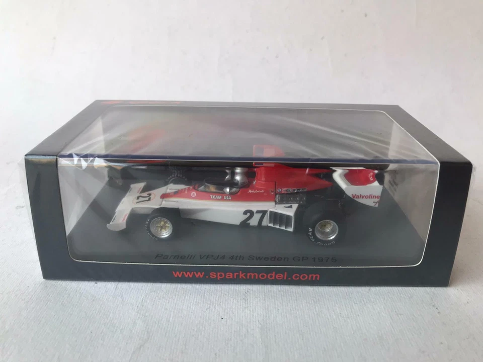 Spark Panels VP14 #27 M. Andretti 4th Sweden GP 1975 1/43 S1892 - Image 2 of 3