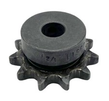 Lot of 2 Martin 40BS11 Bored To Size Roller Chain Sprocket 1/2" 11 Teeth Steel