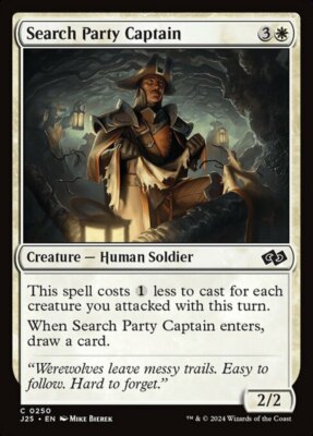 x4 Search Party Captain C MTG Foundations Jumpstart M/NM, English