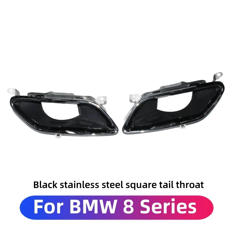 Tubulação de escape preta de aço inoxidável G15 G16 para BMW 8 Series 840i 850i - Imagem 4 de 4