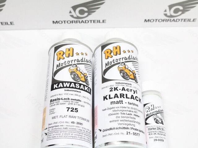Motorcycle color laque 725 Metallic Flat Raw Titanium 375 ml Motorcycle color laque 725 Metallic Flat Raw Titanium 375 ml