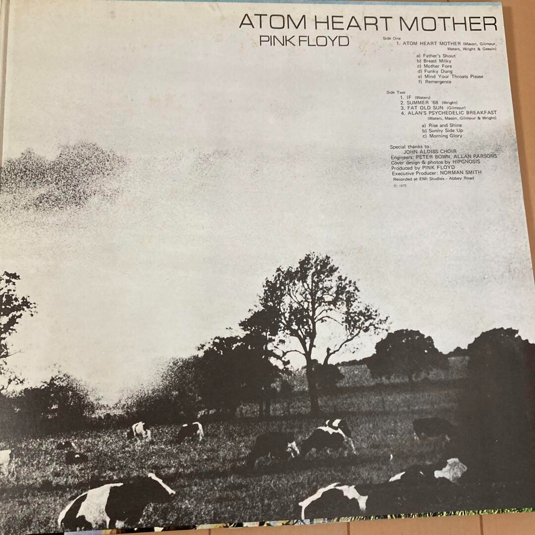 Pink Floyd ‎ Atom Heart Mother Japan 1974 vinyl LP record