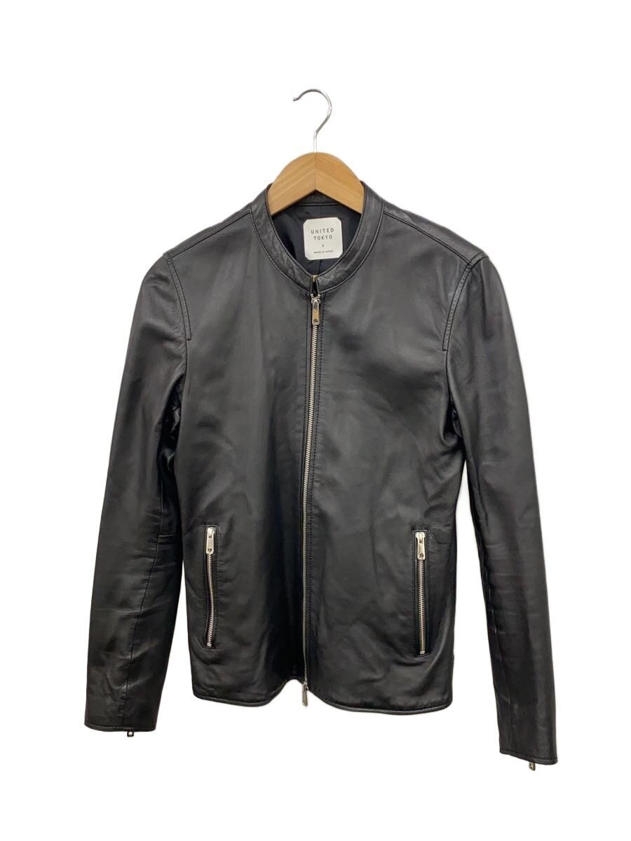 United Tokyo Leather Jacket Blouson/2/Sheep Leather/Blk/Plain/406152001 6681